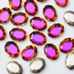 20pcs Mix Colors Crystal Nail Charms Rhinestones Baroque Mirror Pixie Fancy Stone 3D Manicure Nail Art Decoration Jewelry