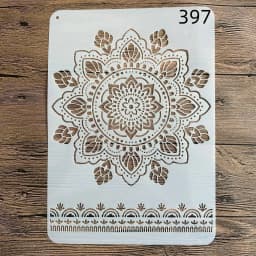 A4 size Wall Painting Stencils Stamp Scrapbook Album Decorative Embossing Craft Paper DIY Flower Label Stencil mandala