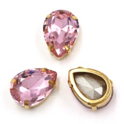 Clothing Accessories High Quality Glass Crystal Stones Teardrop Shape Gold Claw Setting Sew On Rhinestones Diy Garment/Shoes/Bag