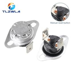 1PCS KSD301 KSD303 10A 45 150 C Degrees Celsius Manual Reset Thermostat Normally Closed Temperature Switch Temperature Control
