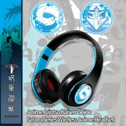 Miku Nakano Sanjiu Cosplay Bluetooth Headset 5.0 Over-ear Stereo Anime Headphones for Mobile Phone