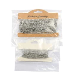 Sweet Bell 10Meters/Lot 3 Size Stainless Steel Chain Spool For DIY Handmade Jewelry Accessories Making
