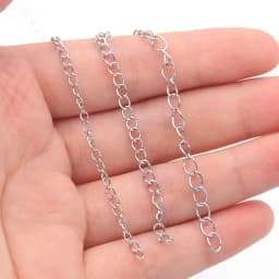 Sweet Bell 10Meters/Lot 3 Size Stainless Steel Chain Spool For DIY Handmade Jewelry Accessories Making