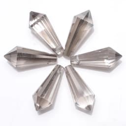 20Pcs/Lot Glass Drop Beads 8x20mm Long Bicone Shape Crystal Teadrop Pendant For DIY Making Charms Necklace Braclets Accessories