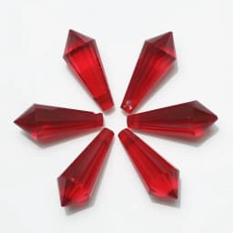 20Pcs/Lot Glass Drop Beads 8x20mm Long Bicone Shape Crystal Teadrop Pendant For DIY Making Charms Necklace Braclets Accessories