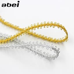 10Yards/lot Gold Silver Optional Lace Ribbon Cosplay Costume Performance Stage Decoratiove Lace DIY Headwear Accessories