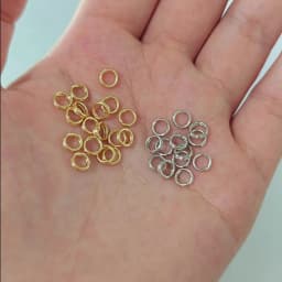 (3668) 50PCS 5x0.7MM 7x0.7MM 24K Gold Color Plated Brass Double Loop Jump Rings Split Rings High Quality Jewelry Accessories