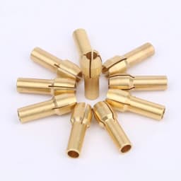 10pcs/set Mini Drill Chucks Adapter for DREMEL Brass Collect 3.2mm/1/8" for Rotary Power Tool Accessories hold 2.9-3.2mm shank