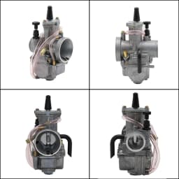 Sclmotos- PWK 21 24 26 28 30 32 34mm KEIHI KOSO Carburetor Carb With Power Jet 2T 4T For Yamaha For Kawasaki Cafe Racer Moped
