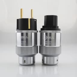 New Hi-End Gold Plated US/EU Power Plug IEC Audio Connector HiFi AC Power Cord Plugs For Audiophile DIY Mains Cable