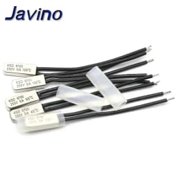 1-20Pcs Javino KSD9700 250V 5A 15~155 Degree Bimetal Disc Temperature Switch Normal Close Closed Thermostat Thermal Protector