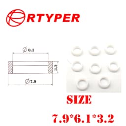 50/100PCS 16450R9PA01 Wholesale Price GDI Fuel Injector 22035 PTFE Seals for Fuel Injector Repair Kit Fit for Nissan Audi VW Car