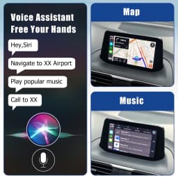 CarPlay and Android Auto USB Media Hub Retrofit Kit for Mazda, Support Mazda 3/6/CX5/CX3/CX9-TK78 66 9U0C K1414 C922 V6 605A