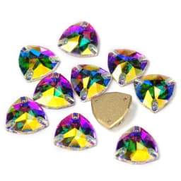 Mix Colors Crystal Trilliant Strass Sew on Stones K9 Glass Crystal Craft Sewing Rhinestones for Wedding Dresses Decoration