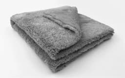 Lucullan 40x40cm 500GSM Super Soft Edgeless Microfiber Towel Car Care Polishing Buffing Finishes Light Gray Rags
