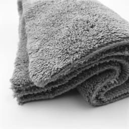 Lucullan 40x40cm 500GSM Super Soft Edgeless Microfiber Towel Car Care Polishing Buffing Finishes Light Gray Rags