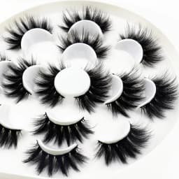 7/10 Pairs 3D False Eyelashes Naturally Long Thick Eyelashes 20mm Dramatic Eyelash Extension Sexy Eye Makeup Eyelash Cosmetics