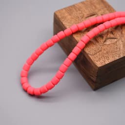 New 6mm 60pcs/lot Color Barrel Polymer Clay Beads Tube Spacer Beads For Jewelry Making DIY Handmade Bracelet Accessory