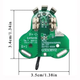 dawupine BAT411 Li-ion Battery Plastic Case PCB charging Protection Board Housing Shell Box For Bosch 10.8V 12V BAT412A BAT413A