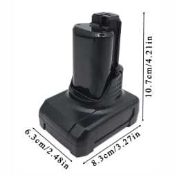 dawupine BAT411 Li-ion Battery Plastic Case PCB charging Protection Board Housing Shell Box For Bosch 10.8V 12V BAT412A BAT413A