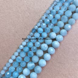 18 Styles Semi-precious Stone Diamond Cuts Faceted AA Quality Purple Amethyst 7" Round Loose Beads 6 8 10 mm