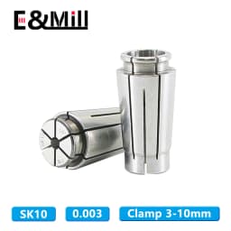 SK10 Collet High Precision 0.003 Collet SK Chuck CNC Lathe Milling Cutter Chuck Collet Tool Holder 1~10mm 1/8 Hole Chuck Collet