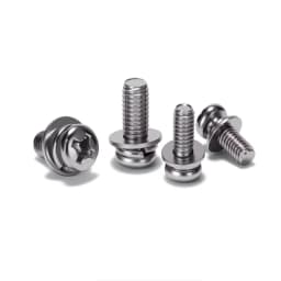 M1.6 M2 M2.5 M3 M4 M5 M6 M8 304 Stainless Steel Cross Round Phillips Pan Head SEM Screw Flat Washer Spring Gasket Assemble Bolt