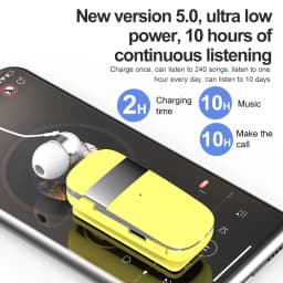 K53 Mini Wireless Fone De Ouvido Bluetooth Headset Call Remind Vibration Clip Business Auriculares Earphone Handsfree Headphone