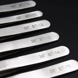100% Vetus Original ST HRC 38 Series Super Fine Tip Tweezers for Mink Eyelash Plant Anti Acid Anti-magnetic Pinzas
