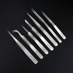 100% Vetus Original ST HRC 38 Series Super Fine Tip Tweezers for Mink Eyelash Plant Anti Acid Anti-magnetic Pinzas