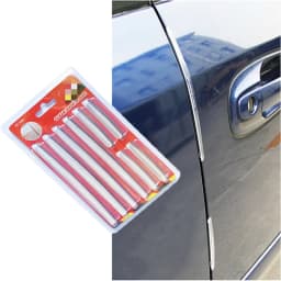 Auto SUV Scrape Guard Bumper Handle Protective 8PCS/Set Car Door Side Edge Protector Strip Cover Sticker Universal Auto Decorate
