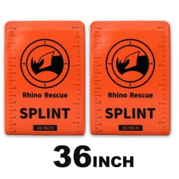 Rhino Rescue Emergency Splint Moldable Medical First Aid Survival Lightweight Reusable Combat Splint For Camping