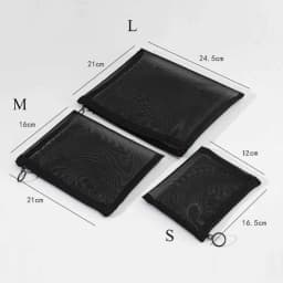 1PCS Women Travel Zipper Make Up Makeup Bag Organizer Storage Pouch Black Mesh Cosmetic Bag Toiletry Clear Wash Bags Case