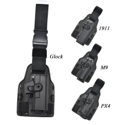 Hunting Drop Leg Gun Holster Tactical Pistol Thigh Leg Holster Case For G 17 19 Colt 1911 Beretta M9 PX4 Storm