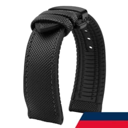 Carbon fiber rubber watchband 19 20mm 21mm 22mm 23 24mm for Longines Seiko omega Hamilton silicone strap wristband accessories