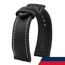 Carbon fiber rubber watchband 19 20mm 21mm 22mm 23 24mm for Longines Seiko omega Hamilton silicone strap wristband accessories