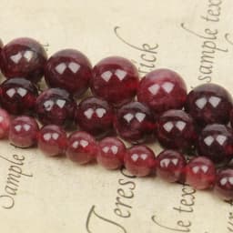 Natural Garnet Beads Round Loose Spacer Beads for DIY Jewelry Making Bracelet Necklace 15 inches 6 8 10 mm Wholesale