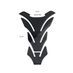 For Honda CBR1000 600RR CB400 CB750 CB1300 HORNET HRC logo Real Carbon fiber tank pad Protector Sticker