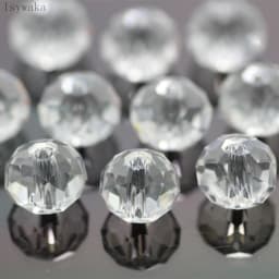 Isywaka Ran Red Color 2mm,3*4mm,4*6mm,6*8mm Austria Faceted Crystal Glass Beads Loose Spacer Round Beads For Jewelry Making