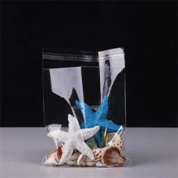 100pc Transparent Plastic Bag Small Self Sealing Cellophane Sachet Pouch For Jewelry Display Packaging Business Organizer Supply