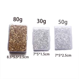 30-80g Crushed Glass Stones Resin Filling for DIY Epoxy Resin Silicone Mold Irregular Broken Stone Nail Art Epoxy Crafts Filler