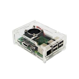 Raspberry Pi 3 Model B Plus Case Transparent Acrylic Box Protection Shell Compatible with Raspberry Pi 3B+ 3B Plus 3B 2B