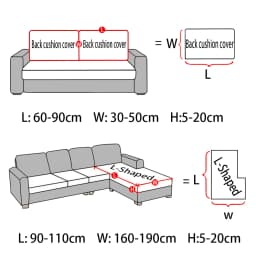 New Jacquard Sofa Seat Cushion Cover Polar Fleece Chair Covers Stretch Washable Removable Slipcover Sofa Protector 1/2/3/4 Seat