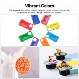 4KG ANYCUBIC PLA Filament 1.75mm 1KG/Roll for 3D Printers Kobra Series Neat Spool No Bubble Tangle Print Smoothly ECO-friendly