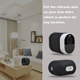 Silicone Cover for Arlo Ultra/Ultra 2 & Arlo Pro 3/Pro 4 Weatherproof Protective Case Camera Security Skins