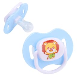 Detachable Design Cute Cartoon Silicone Baby Pacifier Nipple Soother Infant Teether Dustproof Lid Newborn Toddler Accessories