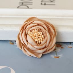 10PCS/Lot 3.5CM Handmade Rose Fabric Artificial Flowers For Hats Dress Decoration Hair Accessories