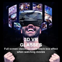 VRG Pro VR Glasses Virtual Reality Headset Devices Viar 3D Helmet Goggles Lenses Smart For Smartphone Cell Phone Mobile Viewer