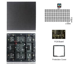 P2.5 Indoor 64*64 1 / 32 Scan 160x160mm SMD Indoor LED Display Module P2.5 LED Module