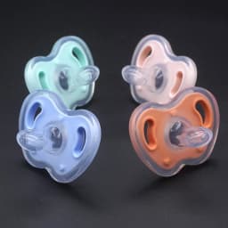 1PCs Appease Pacifiers Baby Candy Colors Safe Food Grade Silicone Cute Baby Nipples Pacifiers